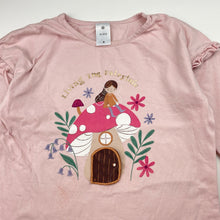 Load image into Gallery viewer, Girls Target, cotton long sleeve tee / top, fairy, FUC, size 4,  
