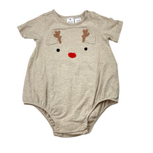 Load image into Gallery viewer, Unisex Target, organic cotton blend Christmas romper, EUC, size 1,  