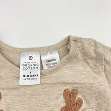 Load image into Gallery viewer, Unisex Target, organic cotton blend Christmas romper, EUC, size 1,  