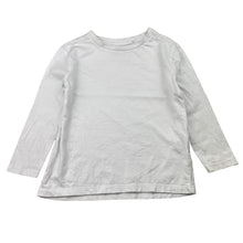 Load image into Gallery viewer, Unisex Anko, white cotton long sleeve tee / top, FUC, size 3,  