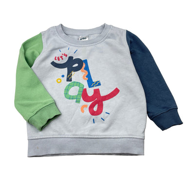 Boys Anko, fleece lined sweater / jumper, FUC, size 1,  