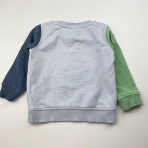 Boys Anko, fleece lined sweater / jumper, FUC, size 1,  
