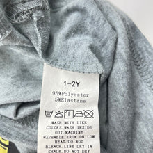 Load image into Gallery viewer, Boys grey, lightweight tee / top, GUC, size 1-2,  