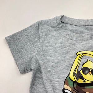 Boys grey, lightweight tee / top, GUC, size 1-2,  