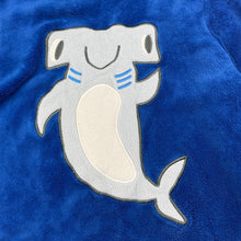 Load image into Gallery viewer, Boys KID, fleece pyjama top, shark, FUC, size 7,  