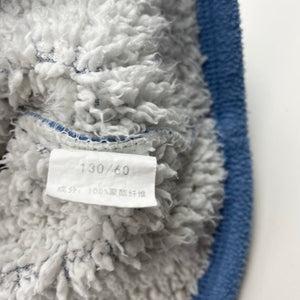 Unisex blue, fleece vest, dog, FUC, size 8,  