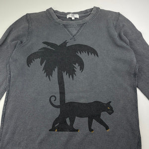 Boys Seed, grey cotton long sleeve top, GUC, size 10,  