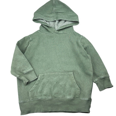 Boys Cotton On, green fleece lined hoodie sweater, FUC, size 2,  