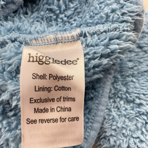 Unisex Higgledee, fleece zip hoodie sweater, GUC, size 1,  