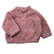 Load image into Gallery viewer, Girls SHEIN, pink fleece sweater / jumper, GUC, size 2,  