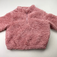 Load image into Gallery viewer, Girls SHEIN, pink fleece sweater / jumper, GUC, size 2,  