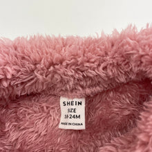 Load image into Gallery viewer, Girls SHEIN, pink fleece sweater / jumper, GUC, size 2,  