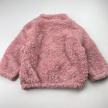 Load image into Gallery viewer, Girls SHEIN, pink fleece sweater / jumper, GUC, size 2,  
