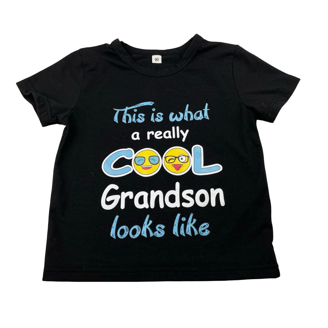 Boys black, lightweight tee / top, EUC, size 2,  