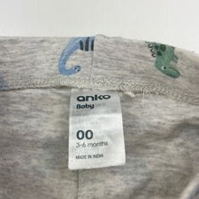 Load image into Gallery viewer, Unisex Anko, stretchy leggings / bottoms, dinosaurs, GUC, size 00,  