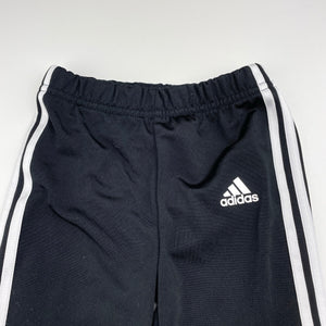 Unisex Adidas, lightweight track pants, elasticated, Inside leg: 33cm, GUC, size 2,  