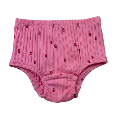 Girls Target, ribbed organic cotton nappy cover / bloomers, EUC, size 1,  
