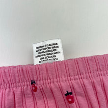 Load image into Gallery viewer, Girls Target, ribbed organic cotton nappy cover / bloomers, EUC, size 1,  