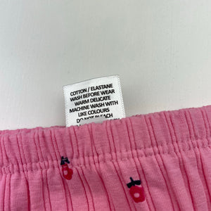Girls Target, ribbed organic cotton nappy cover / bloomers, EUC, size 1,  