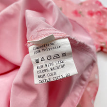 Load image into Gallery viewer, Girls lined, lightweight floral dress, EUC, size 0, L: 43cm