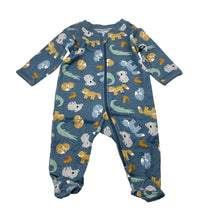 Load image into Gallery viewer, Unisex Anko, cotton zip coverall / romper, EUC, size 0000,  