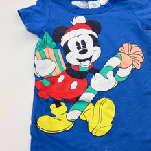 Load image into Gallery viewer, Boys Disney, Mickey Mouse stretchy Christmas romper, GUC, size 000,  