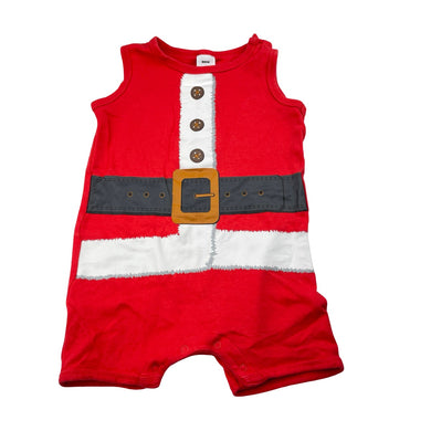 Unisex Big W, organic cotton Christmas romper, EUC, size 1,  