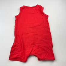 Load image into Gallery viewer, Unisex Big W, organic cotton Christmas romper, EUC, size 1,  