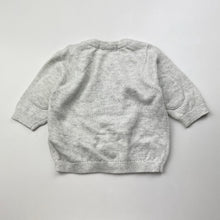 Load image into Gallery viewer, Boys purebaby, knitted organic cotton sweater / jumper, small light mark, FUC, size 000,  