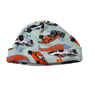 Boys Hot Wheels, cotton hat / beanie, EUC, size 000,  