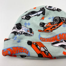 Load image into Gallery viewer, Boys Hot Wheels, cotton hat / beanie, EUC, size 000,  