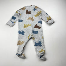 Load image into Gallery viewer, Unisex Target, organic cotton blend zip coverall / romper, GUC, size 000,  