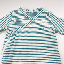 Load image into Gallery viewer, Unisex Bonds, ribbed stretchy zip coverall / romper, EUC, size 00,  