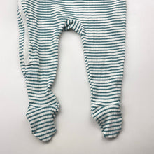 Load image into Gallery viewer, Unisex Bonds, ribbed stretchy zip coverall / romper, EUC, size 00,  