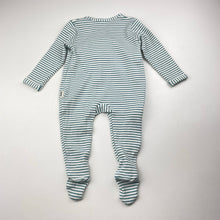 Load image into Gallery viewer, Unisex Bonds, ribbed stretchy zip coverall / romper, EUC, size 00,  