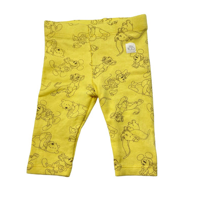 Unisex Disney, stretchy leggings / bottoms, Mickey/Pooh/Dumbo/Simba, EUC, size 000,  