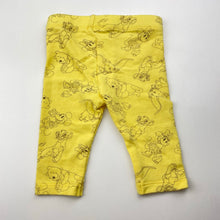 Load image into Gallery viewer, Unisex Disney, stretchy leggings / bottoms, Mickey/Pooh/Dumbo/Simba, EUC, size 000,  