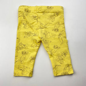 Unisex Disney, stretchy leggings / bottoms, Mickey/Pooh/Dumbo/Simba, EUC, size 000,  