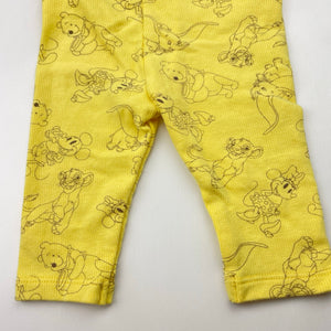 Unisex Disney, stretchy leggings / bottoms, Mickey/Pooh/Dumbo/Simba, EUC, size 000,  