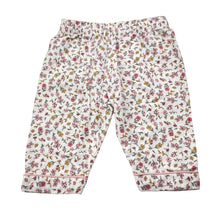 Load image into Gallery viewer, Girls floral, flannel cotton pyjama pants, GUC, size 000,  