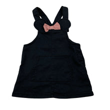 Load image into Gallery viewer, Girls H&amp;M, Disney Minnie Mouse overalls dress / pinafore, EUC, size 00, L: 40cm