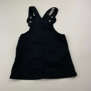 Girls H&M, Disney Minnie Mouse overalls dress / pinafore, EUC, size 00, L: 40cm