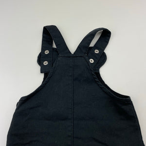 Girls H&M, Disney Minnie Mouse overalls dress / pinafore, EUC, size 00, L: 40cm
