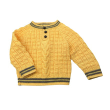 Load image into Gallery viewer, Boys handmade, knit sweater / jumper, pilling, armpit to armpit: 27cm, armpit to cuff: 20.5cm, FUC, size 2,  