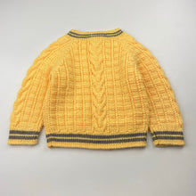 Load image into Gallery viewer, Boys handmade, knit sweater / jumper, pilling, armpit to armpit: 27cm, armpit to cuff: 20.5cm, FUC, size 2,  