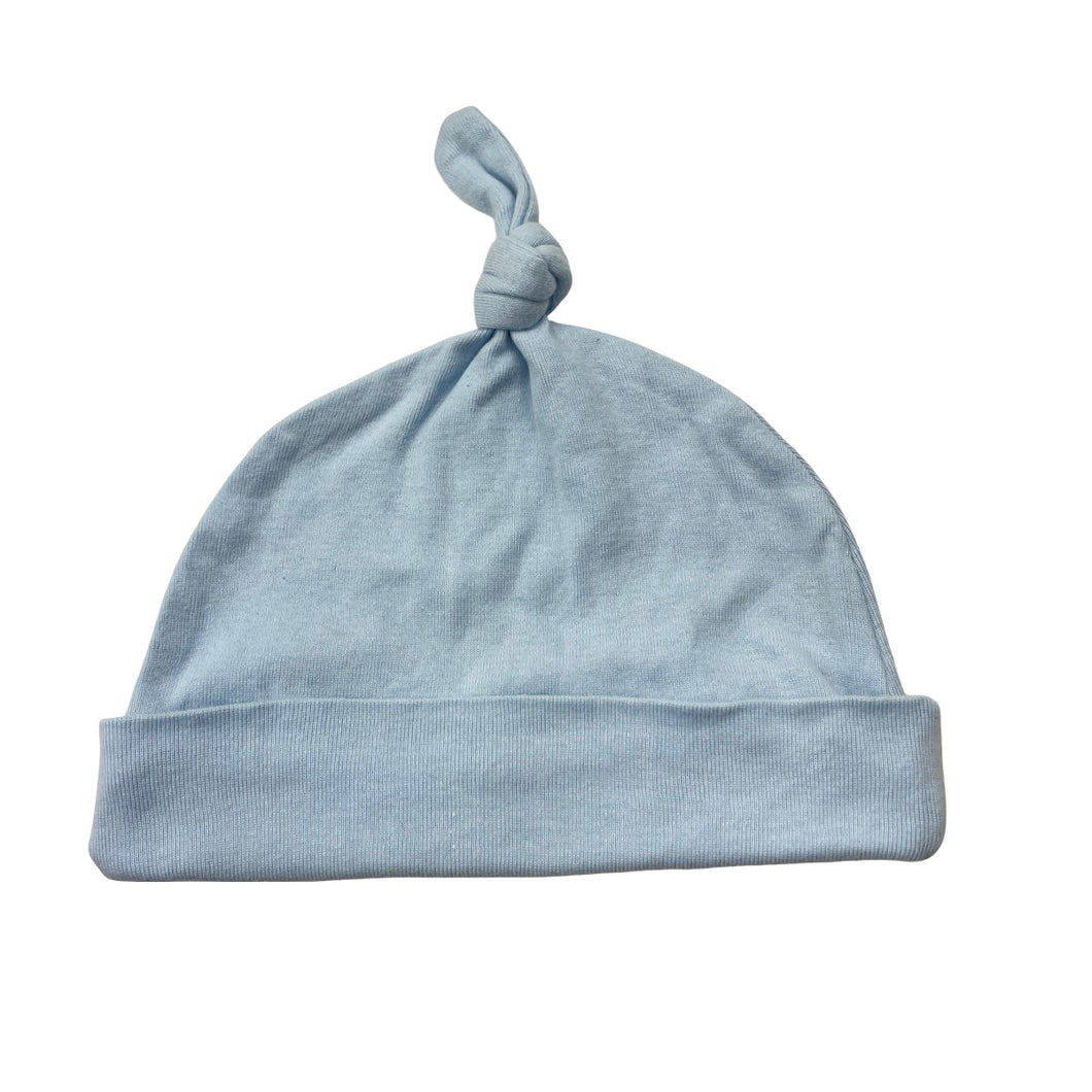 Boys Anko, blue cotton hat / beanie, EUC, size 000,  
