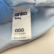 Load image into Gallery viewer, Boys Anko, blue cotton hat / beanie, EUC, size 000,  