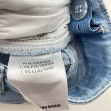 Load image into Gallery viewer, Unisex Country Road, distressed stretch denim jeans, adjustable, Inside leg: 33cm, marks on knees, FUC, size 3,  