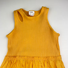 Load image into Gallery viewer, Girls Zara, cotton summer dress, light mark back skirt, FUC, size 8, L: 64cm