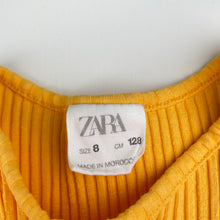 Load image into Gallery viewer, Girls Zara, cotton summer dress, light mark back skirt, FUC, size 8, L: 64cm